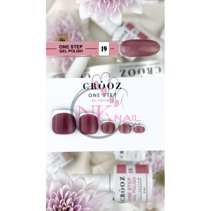 Гель-лак Crooz Однофазний One Step №19, 8мл TPO free